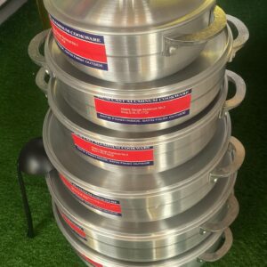 6pcs Aluminum Cooking Pot with Spoon