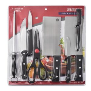 8pcs stainless steel Kitchen knife .