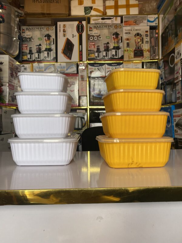 4pcs unbreakable storage bowl