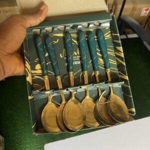 6pcs marble spoon